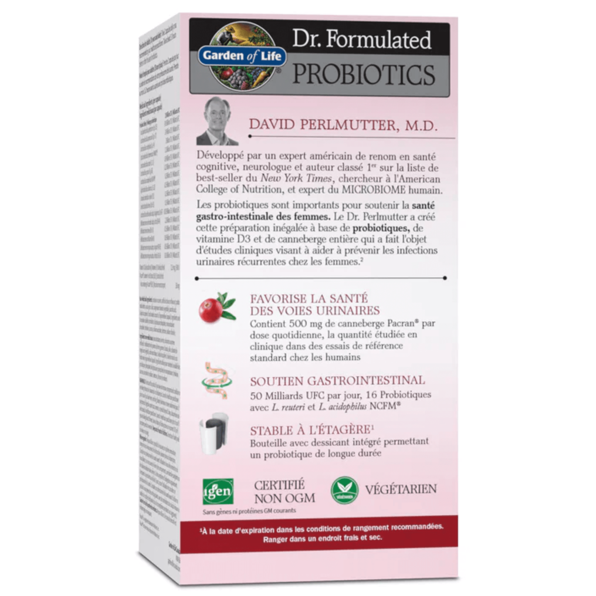 60 Vegetable Capsules | Garden of Life Dr. Formulated Probiotics Urinary Tract+