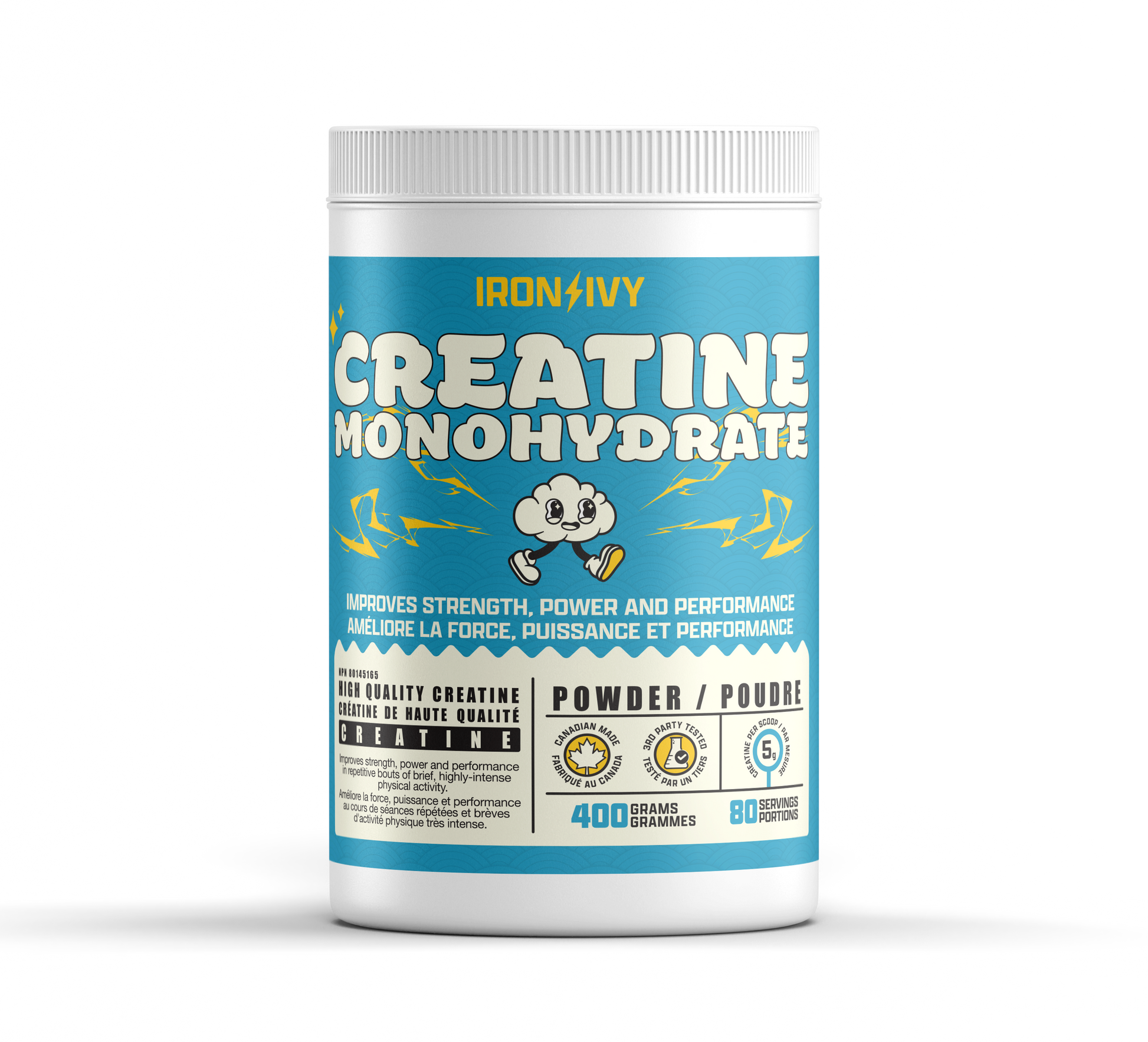 Iron & Ivy Creatine Monohydrate Powder 400g