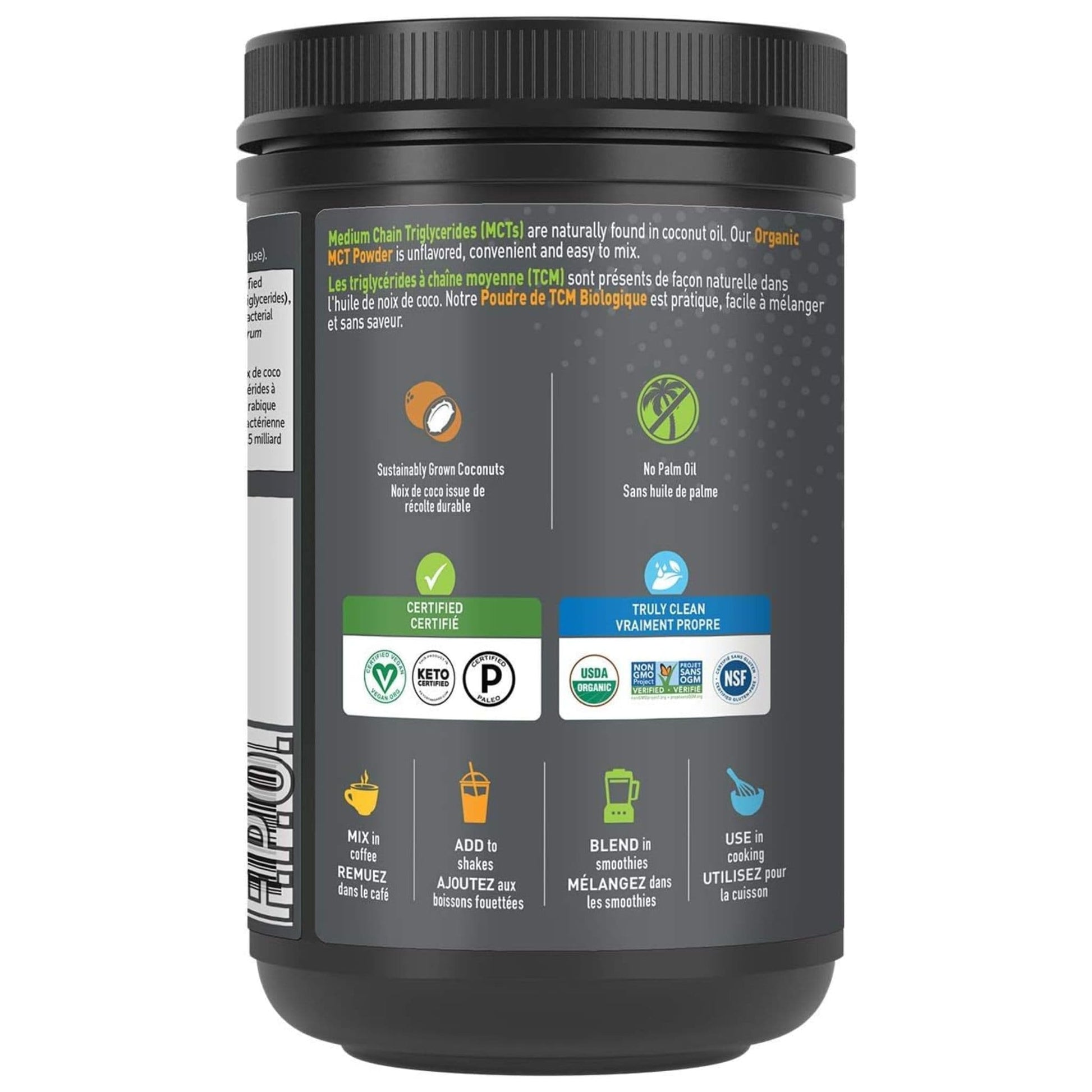 300g | Garden of Life Dr. Formulated Organic MCT Powder