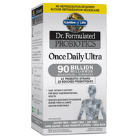 Garden of Life Dr. Formulated Probiotics Once Daily Ultra 90 Billion, Shelf Stable, 30 Vegetable Capsules