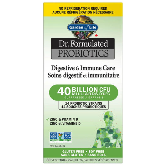 30 Vegetable Capsules | Garden of Life Dr. Formulated Probiotics