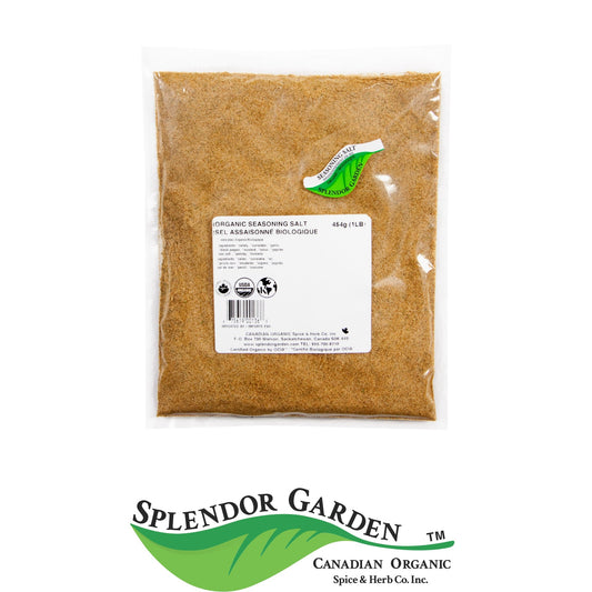 Splendor Garden Organic Seasoning Salt, 454g Bulk Bag