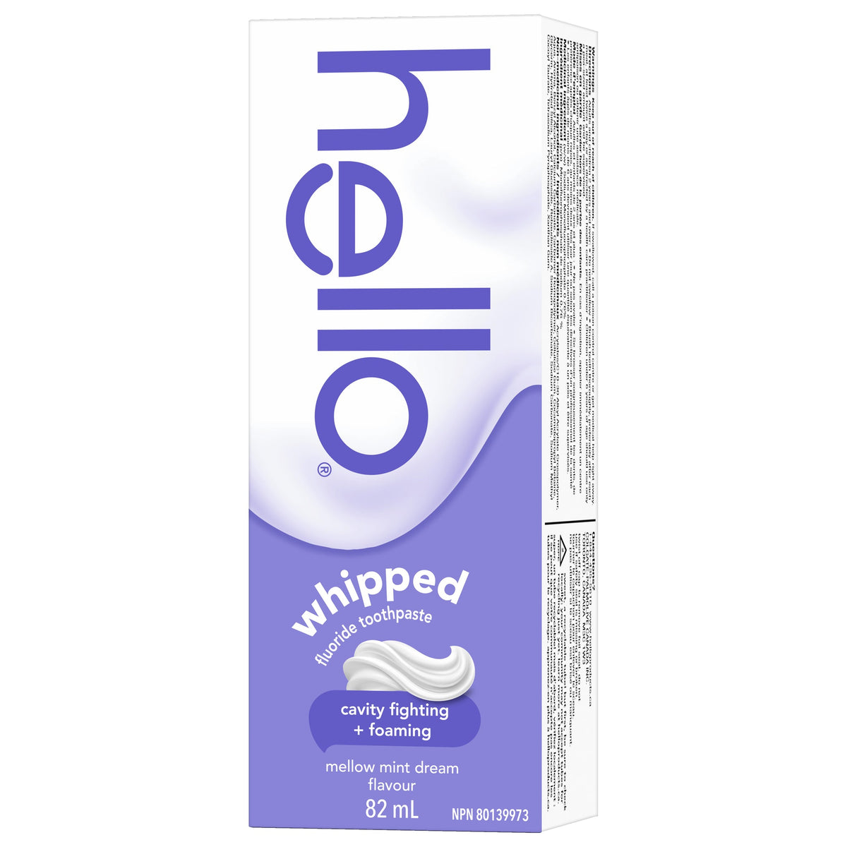 Hello Whipped Fluoride Toothpaste, Mellow Mint Dream