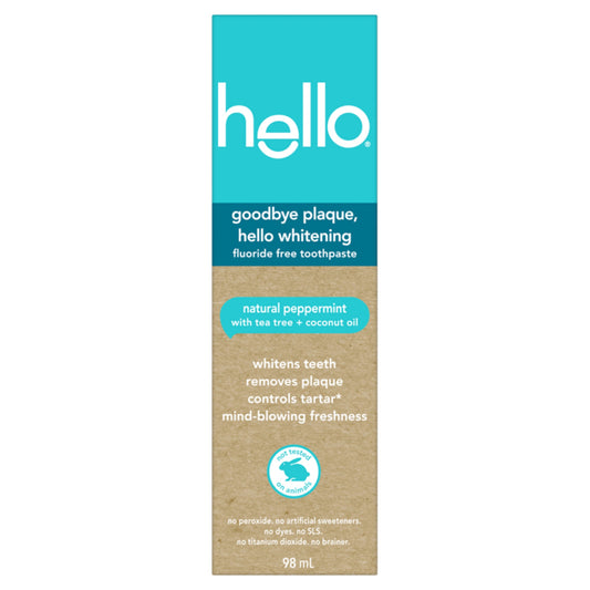 Hello Goodbye Plaque Hello Whitening Toothpaste