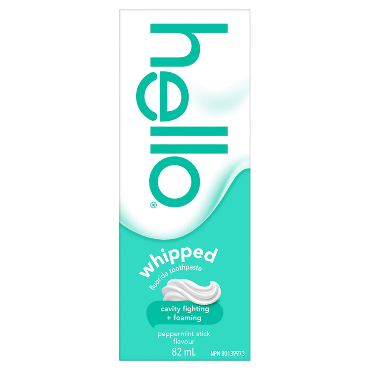 Hello Whipped Fluoride Toothpaste, Peppermint Stick (Limited Edition)
