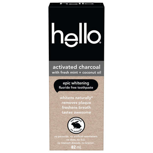 Hello Activated Charcoal Toothpaste