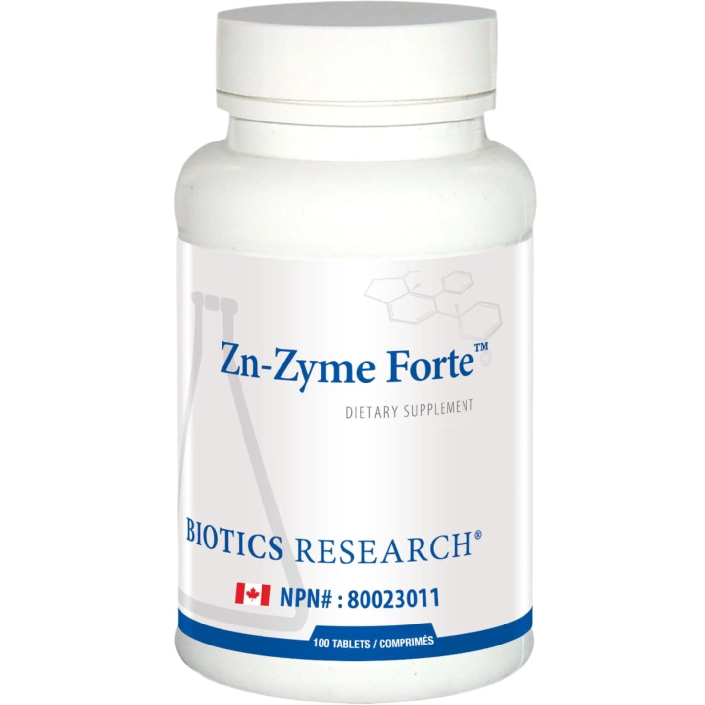 100 Tablets | Biotics Research Zn-Zyme Forte