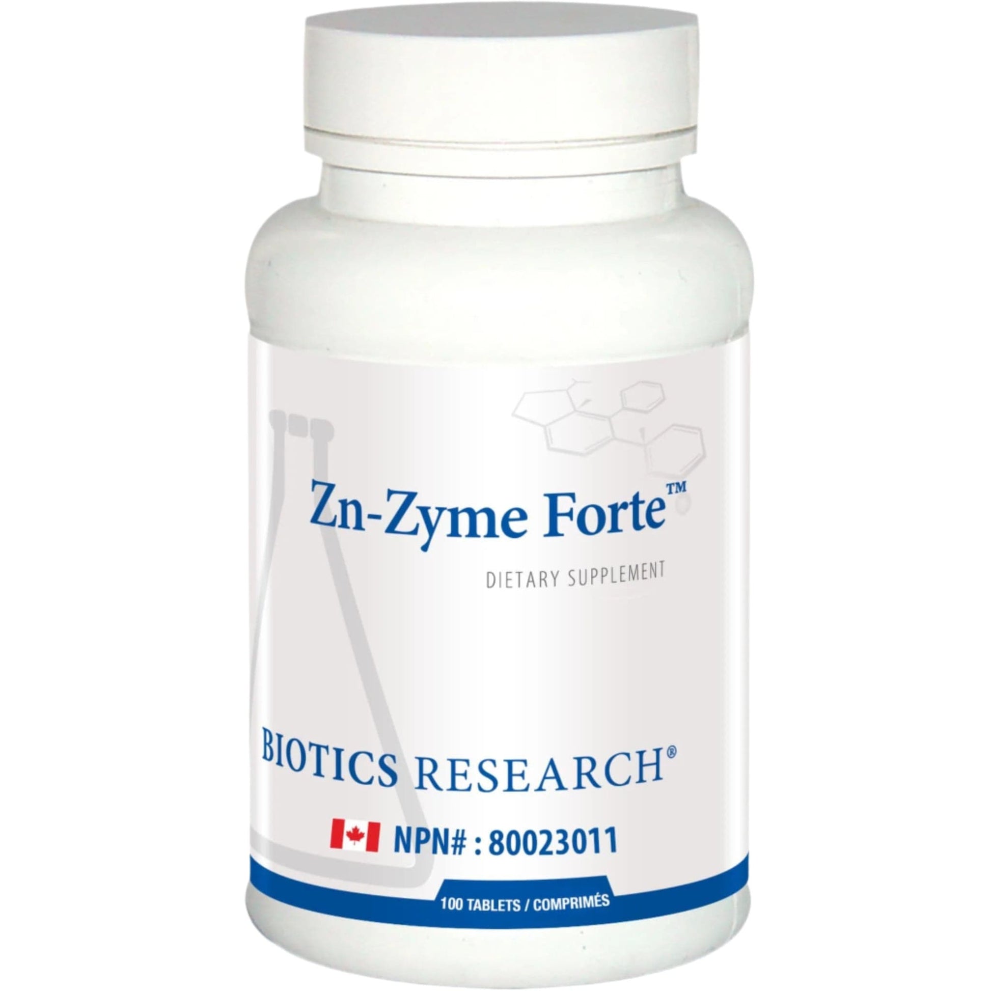 100 Tablets | Biotics Research Zn-Zyme Forte