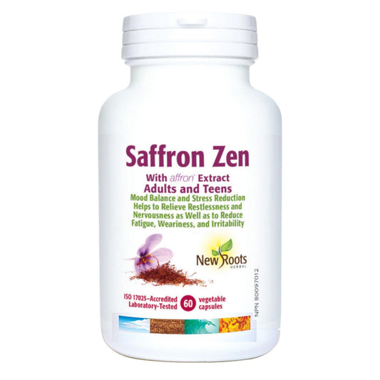 New Roots Saffron Zen 15mg, 60 Capsules