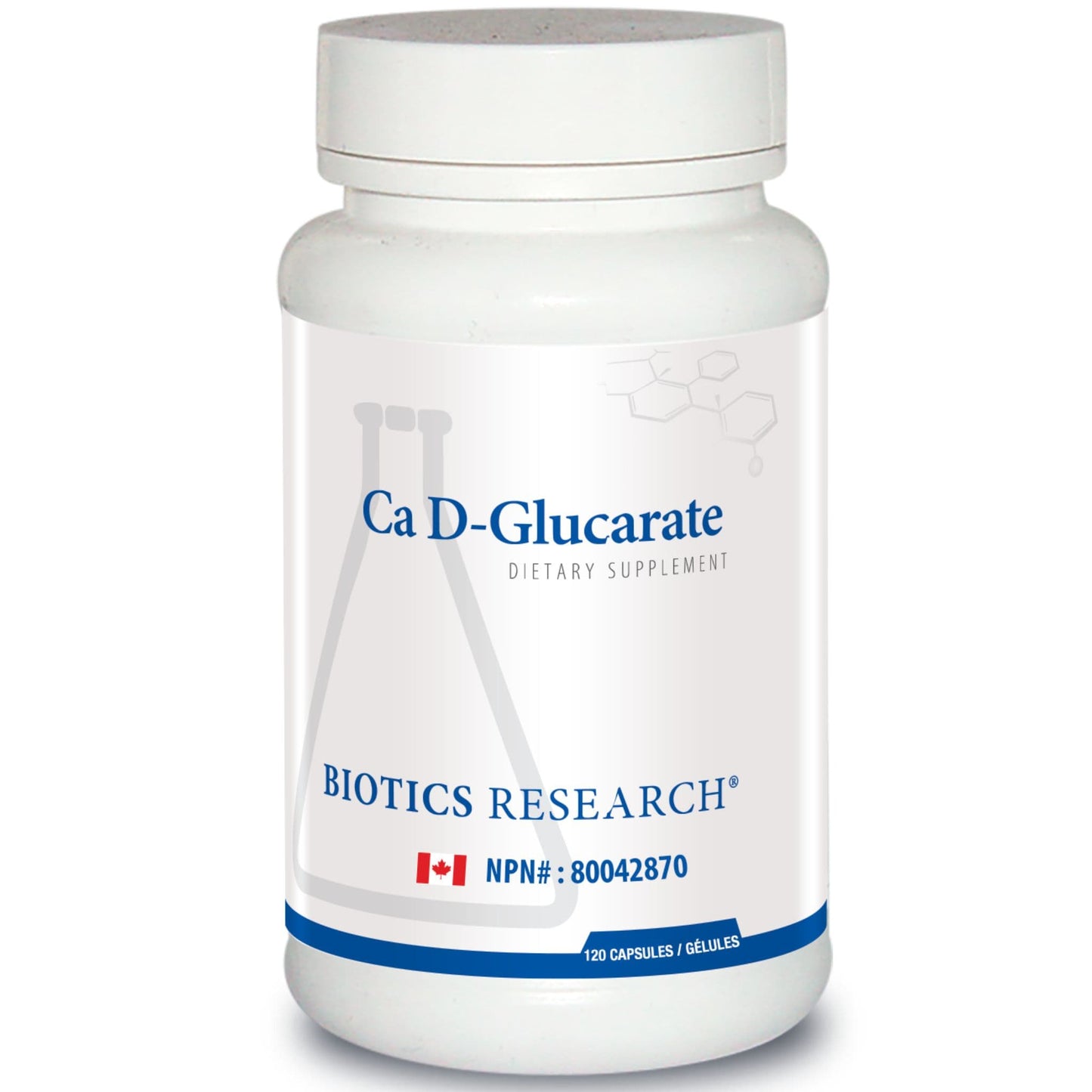 120 Capsules | Biotics Research Ca D-Glucarate