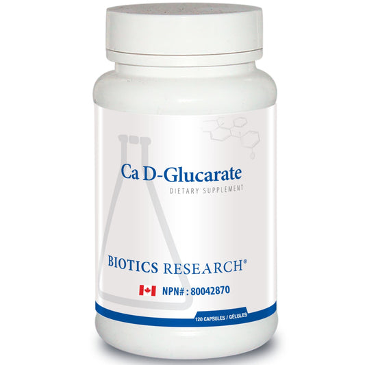 120 Capsules | Biotics Research Ca D-Glucarate