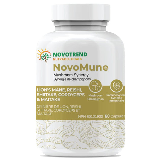 60 Capsules | Novotrend NovoMune Mushroom Synergy