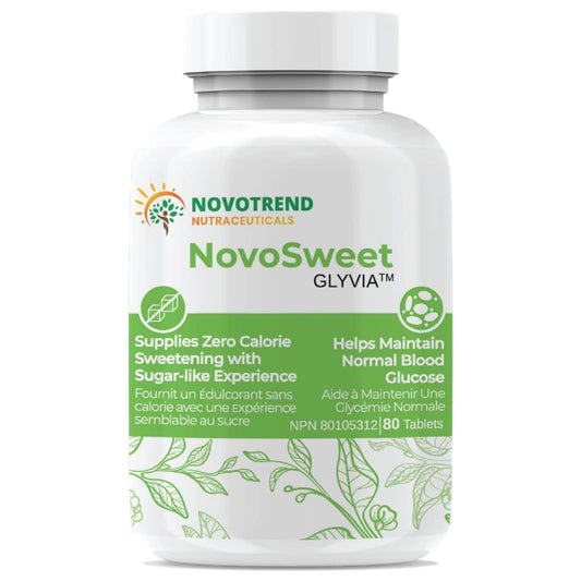 80 Tablets | Novotrend NovoSweet Glyvia bottle