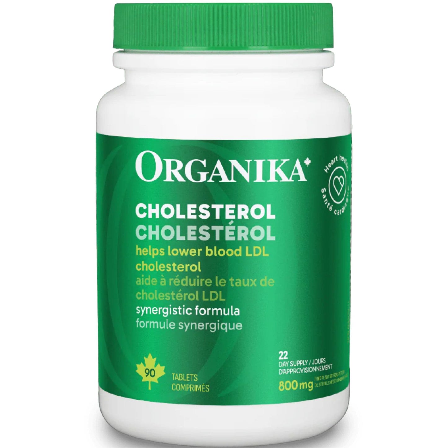 90 Tablets | Organika Cholesterol 800 mg
