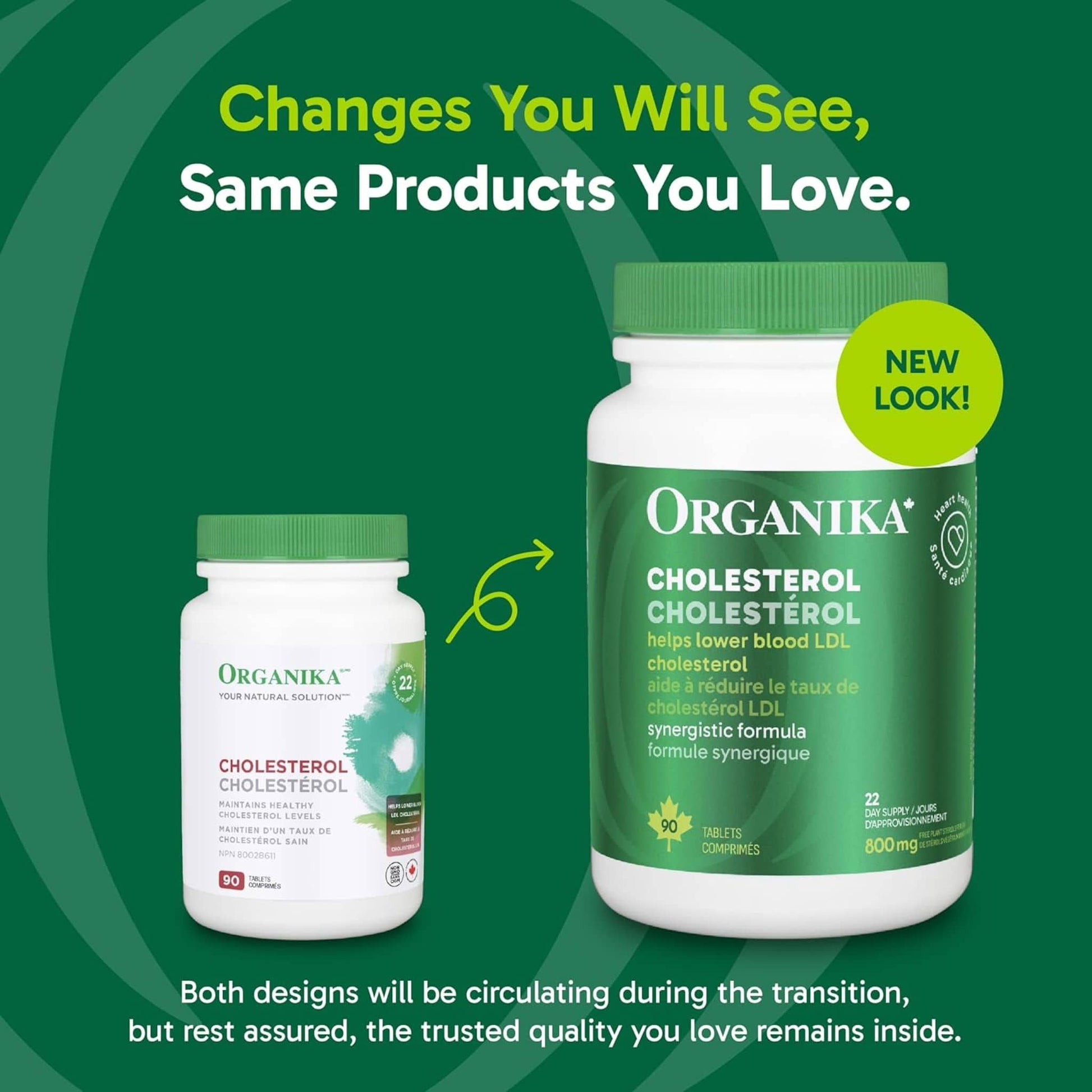 90 Tablets | Organika Cholesterol 800 mg