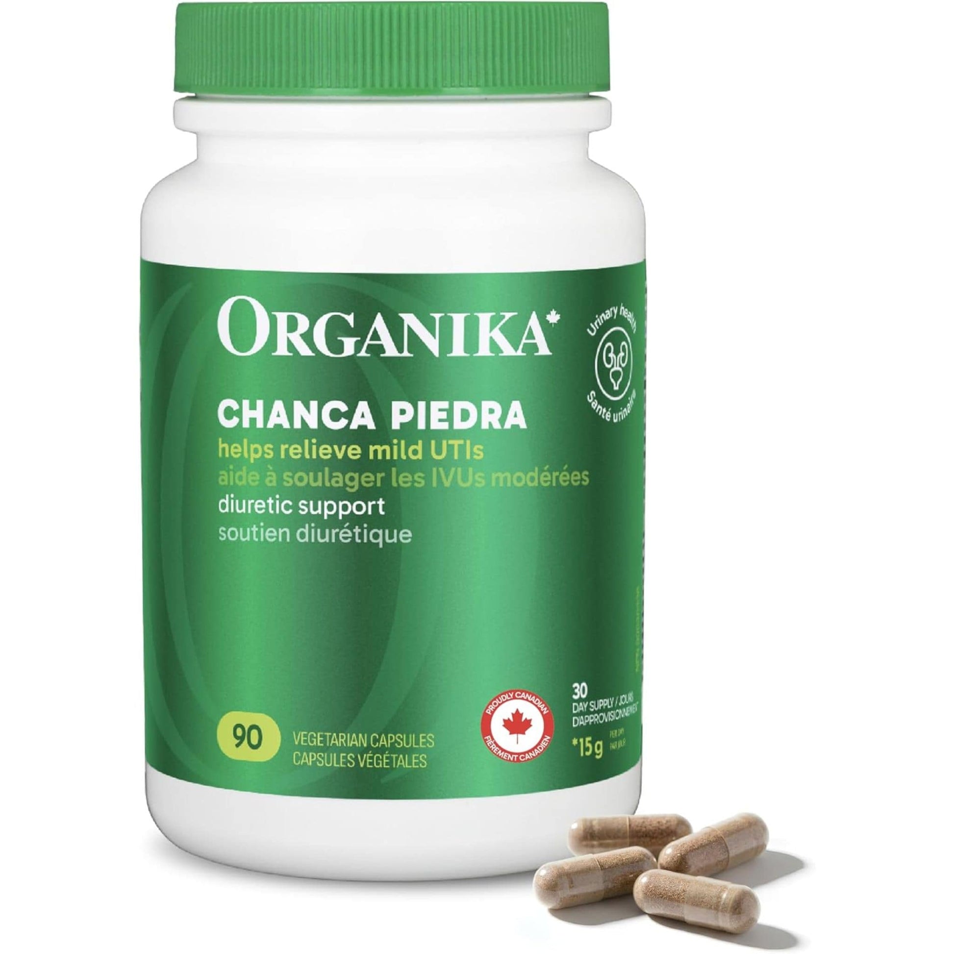 90 Vegetarian Capsules | Organika Chanca Piedra