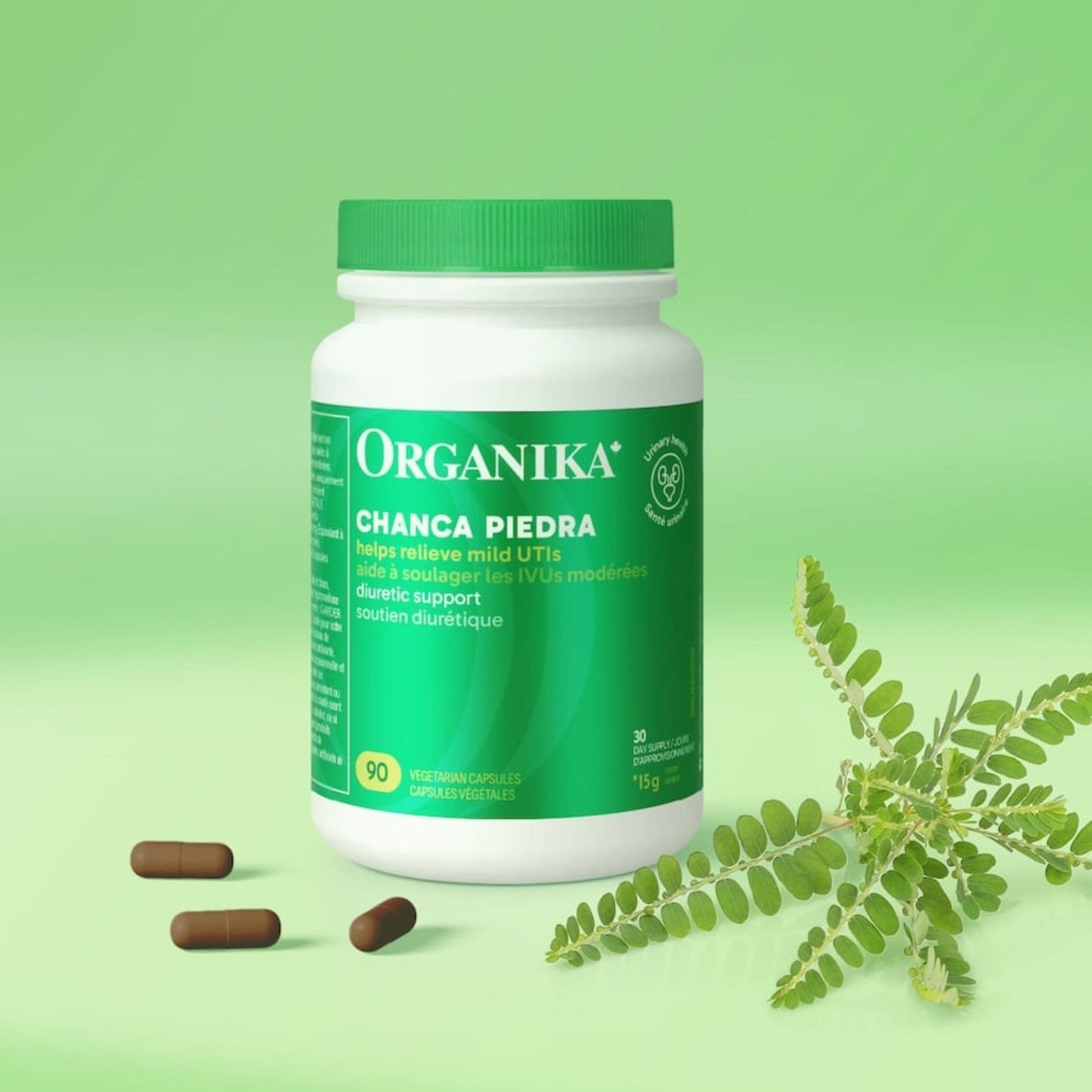 90 Vegetarian Capsules | Organika Chanca Piedra