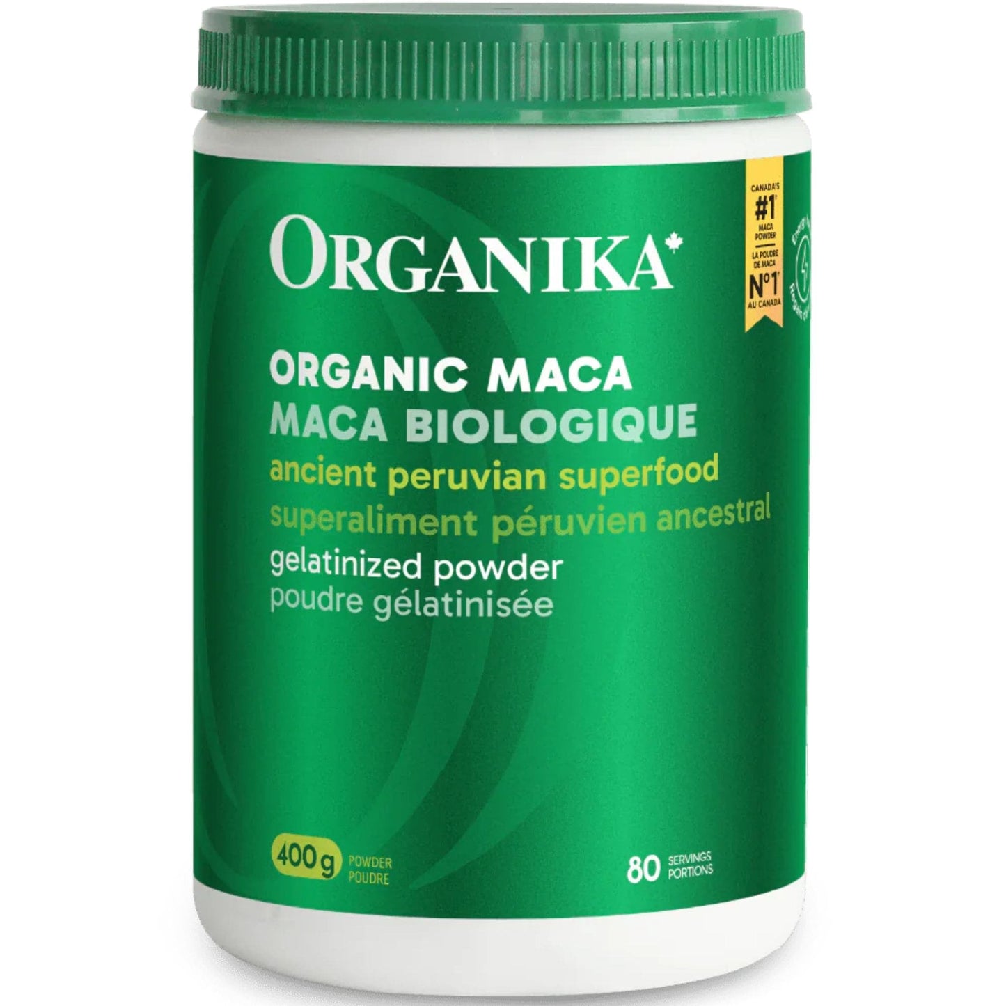 Unflavoured, 400g | Organika Organic Maca Powder