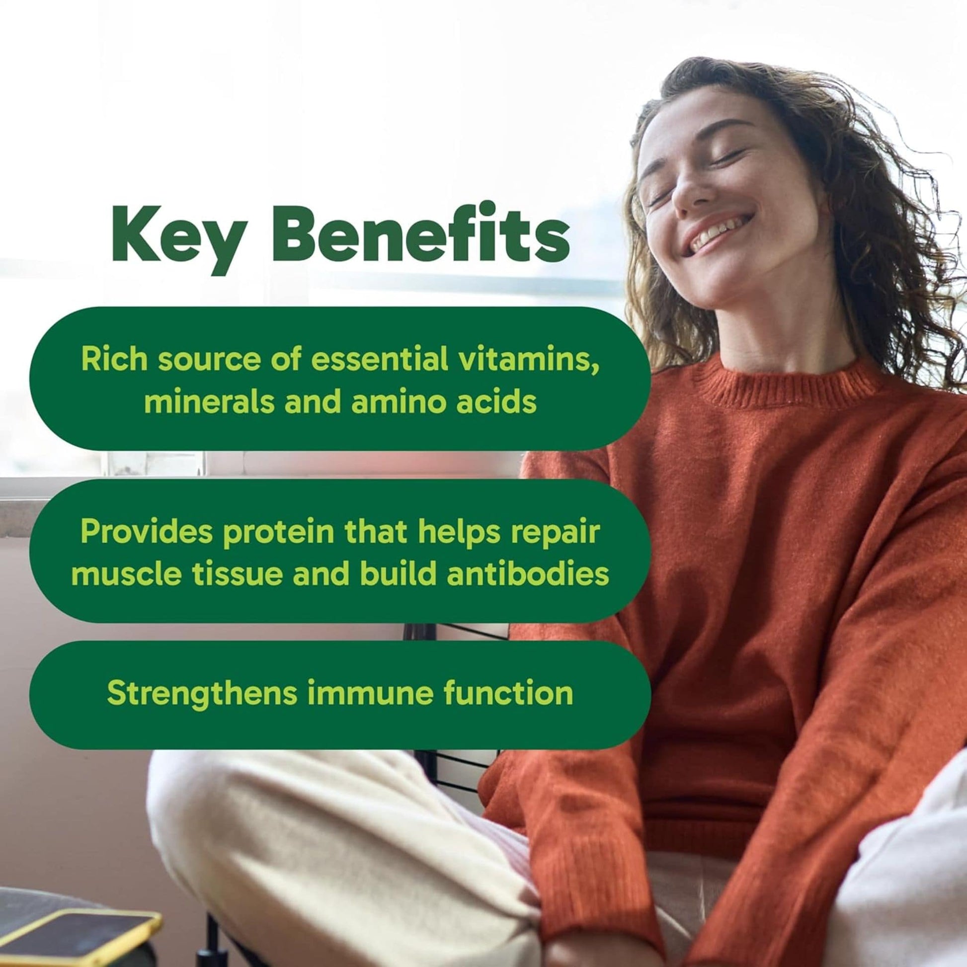 180 Tablets | Organika Spirulina 3000 mg