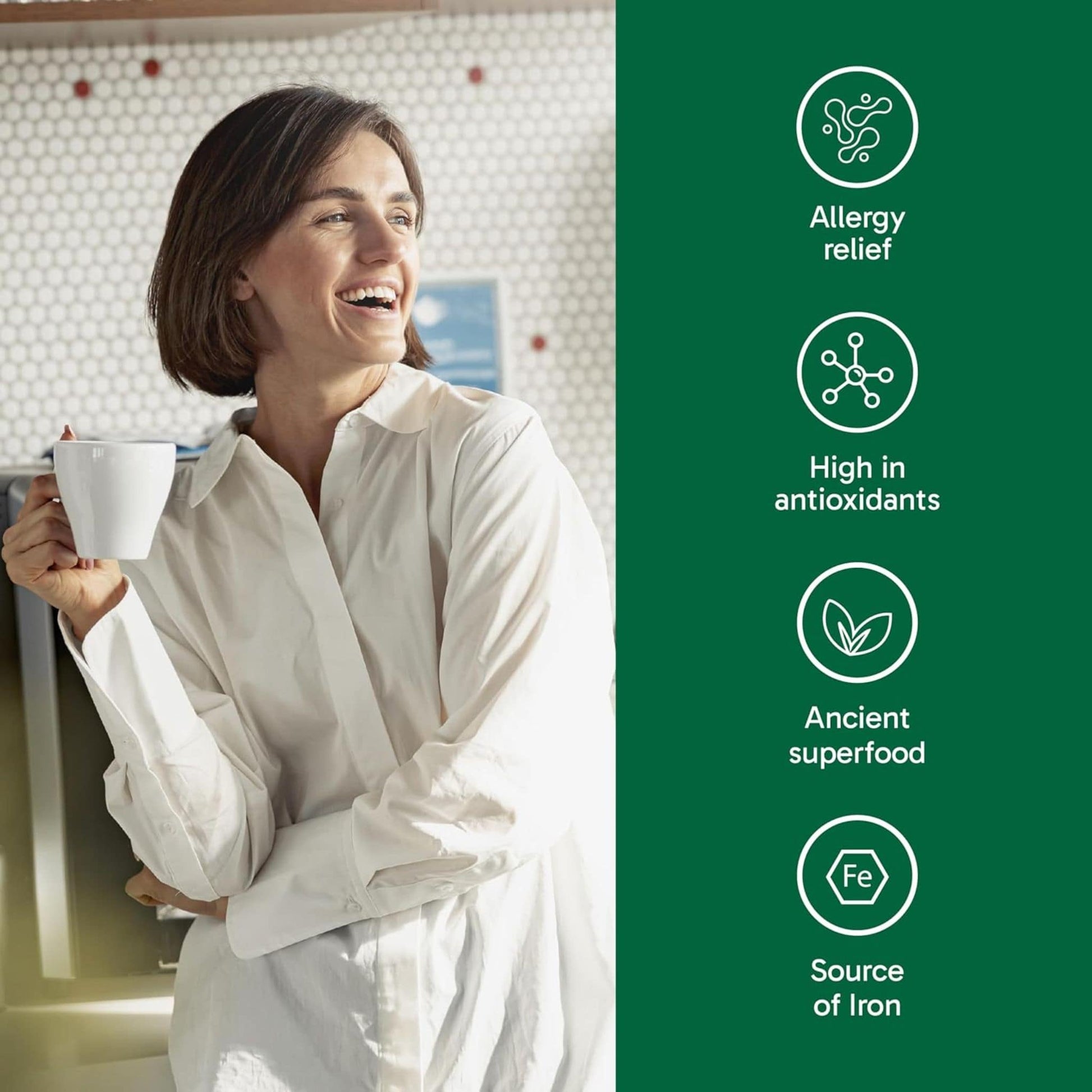 180 Tablets | Organika Spirulina 3000 mg