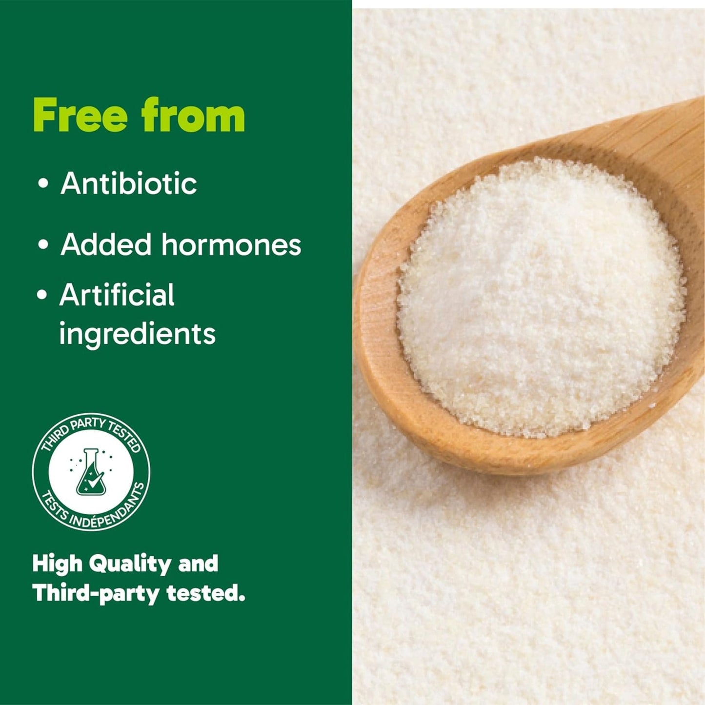 Organika Enhanced Collagen Powder (100% flavourless hydrolyzed collagen peptides), 250-500g