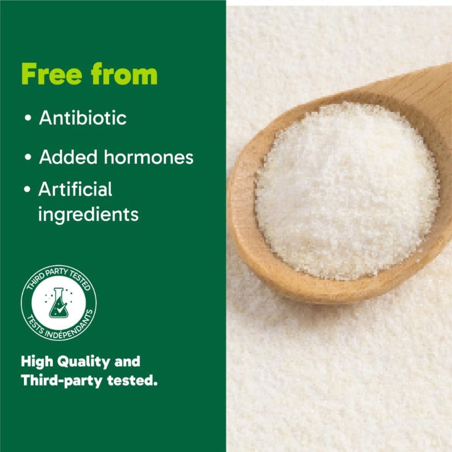 Organika Enhanced Collagen Powder (100% flavourless hydrolyzed collagen peptides), 250-500g