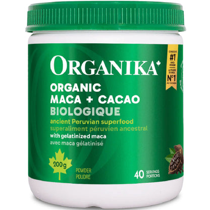 200g | Organika Organic Maca + Cacao Powder