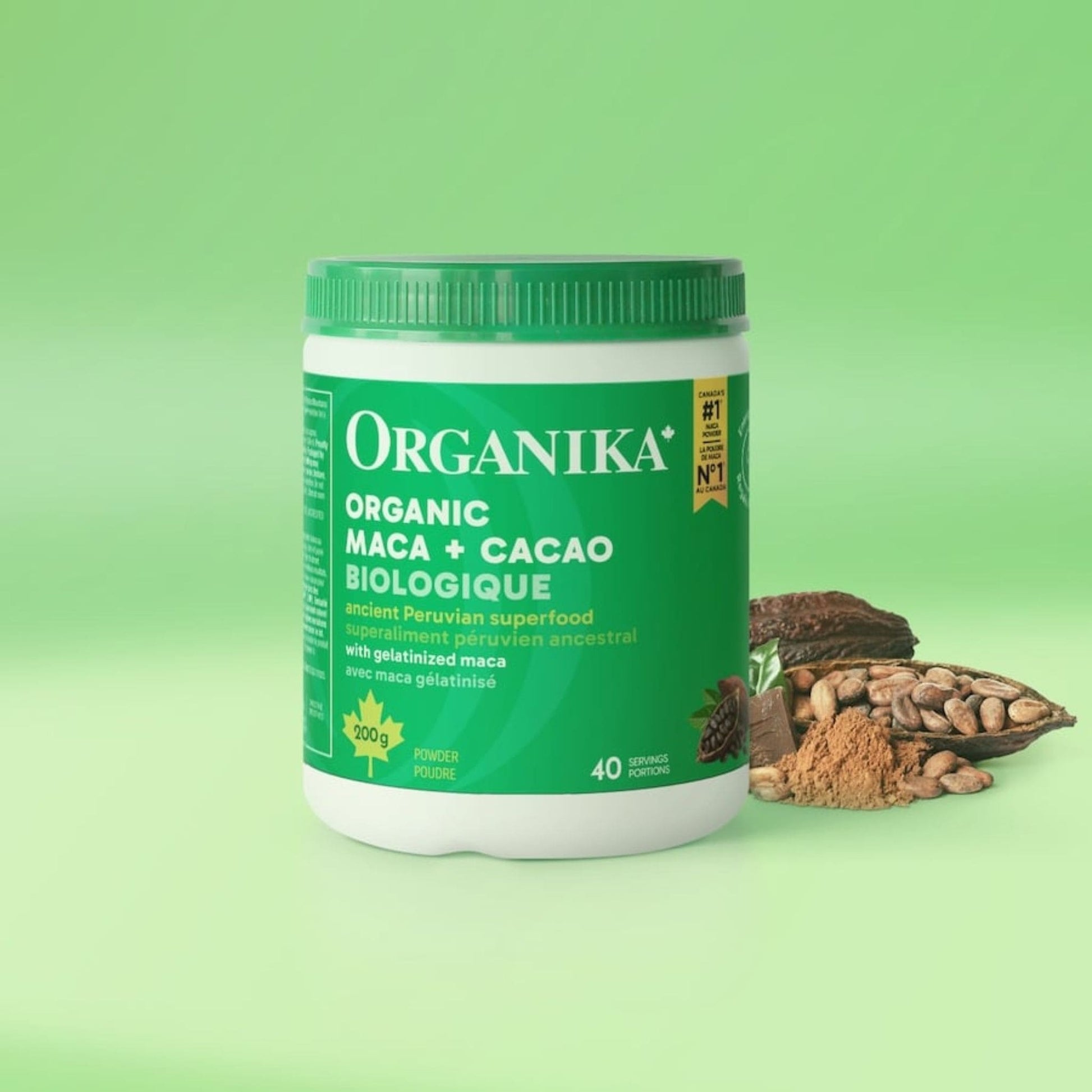 200g | Organika Organic Maca + Cacao Powder