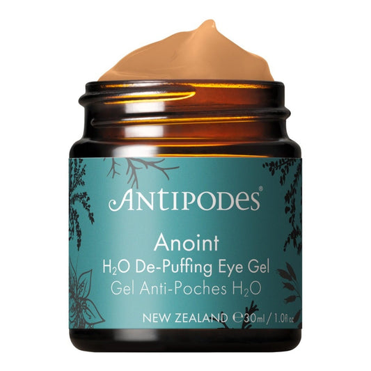 30ml | Antipodes Anoint H2O De-Puffing Eye Gel, Caffeine and Hyaluronic Acid