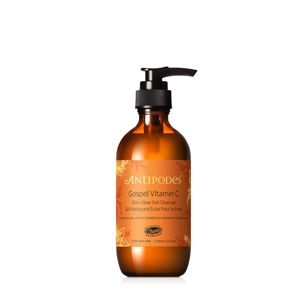 Antipodes Gospel Vitamin C Skin-Glow Gel Cleanser 200ml