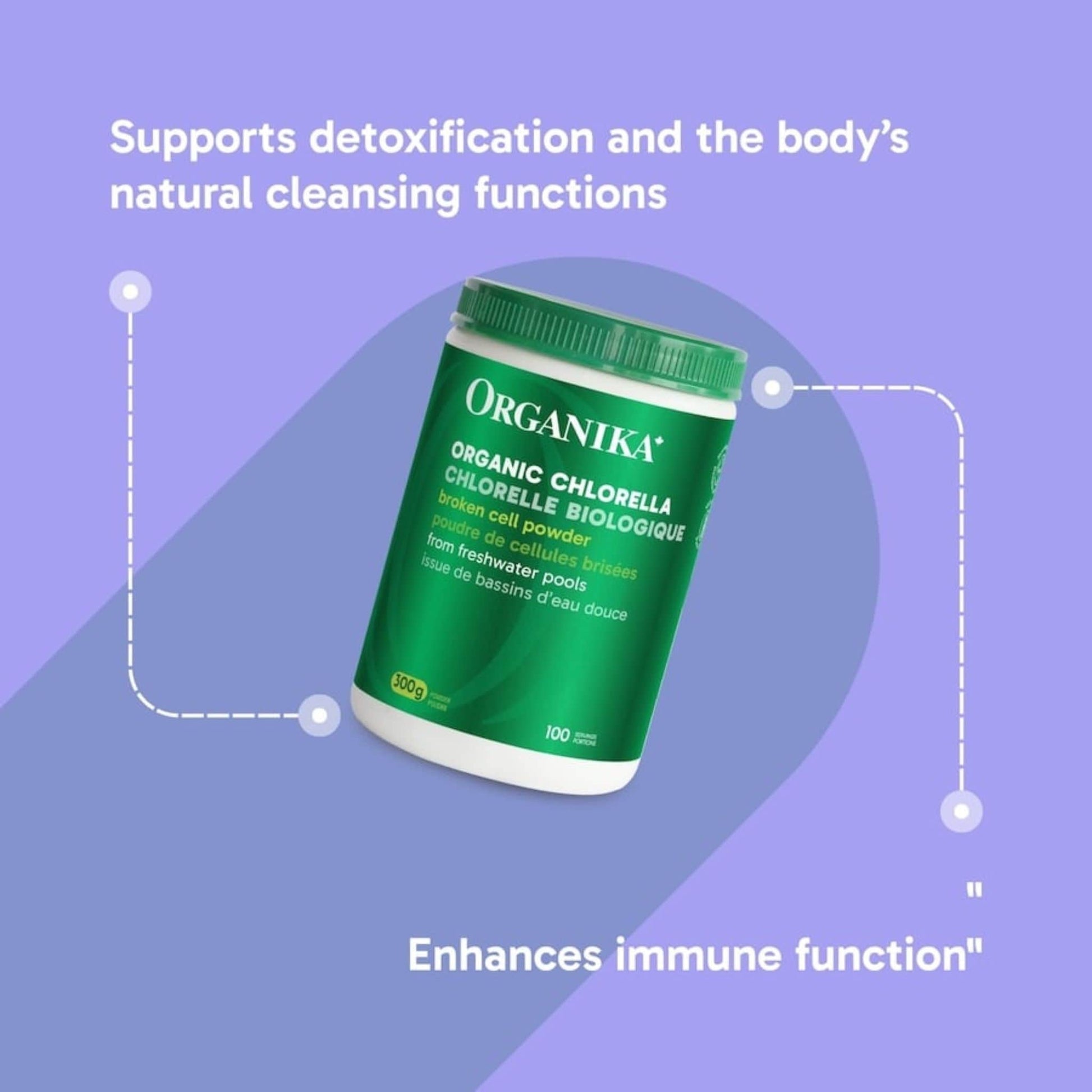 Unflavoured, 300g | Organika Organic Chlorella Powder