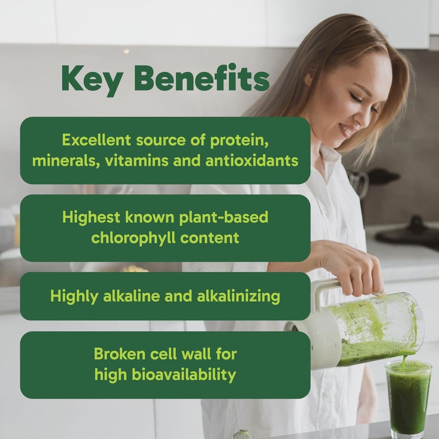 Unflavoured, 300g | Organika Organic Chlorella Powder