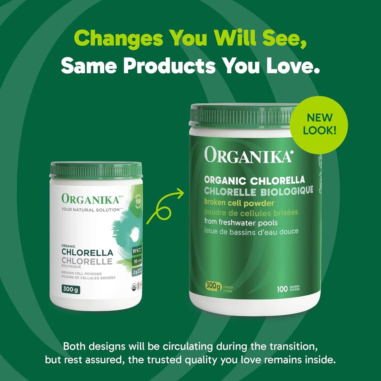 Unflavoured, 300g | Organika Organic Chlorella Powder