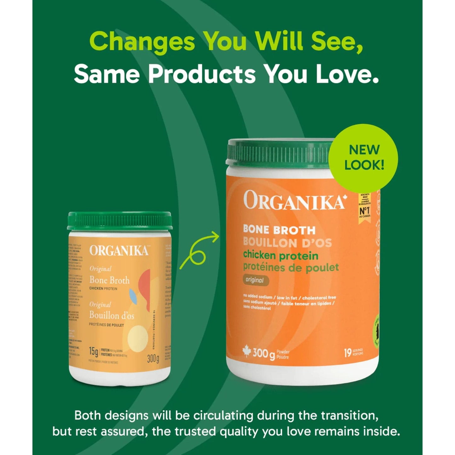 Original Flavour, 300g | Organika Bone Broth Protein Powder