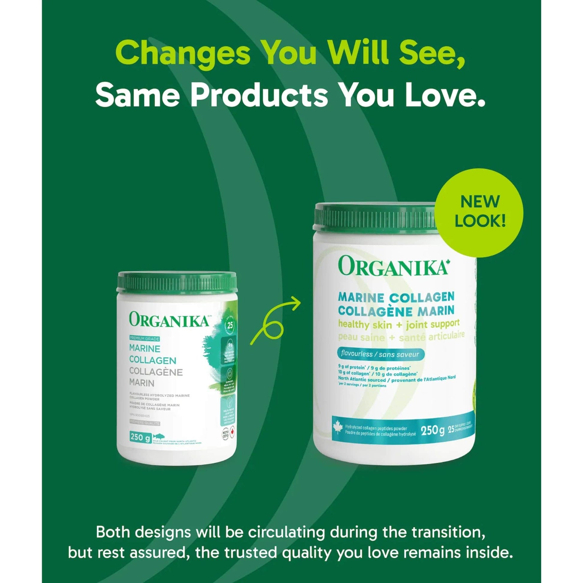 Unflavoured, 250g | Organika Marine Collagen Powder