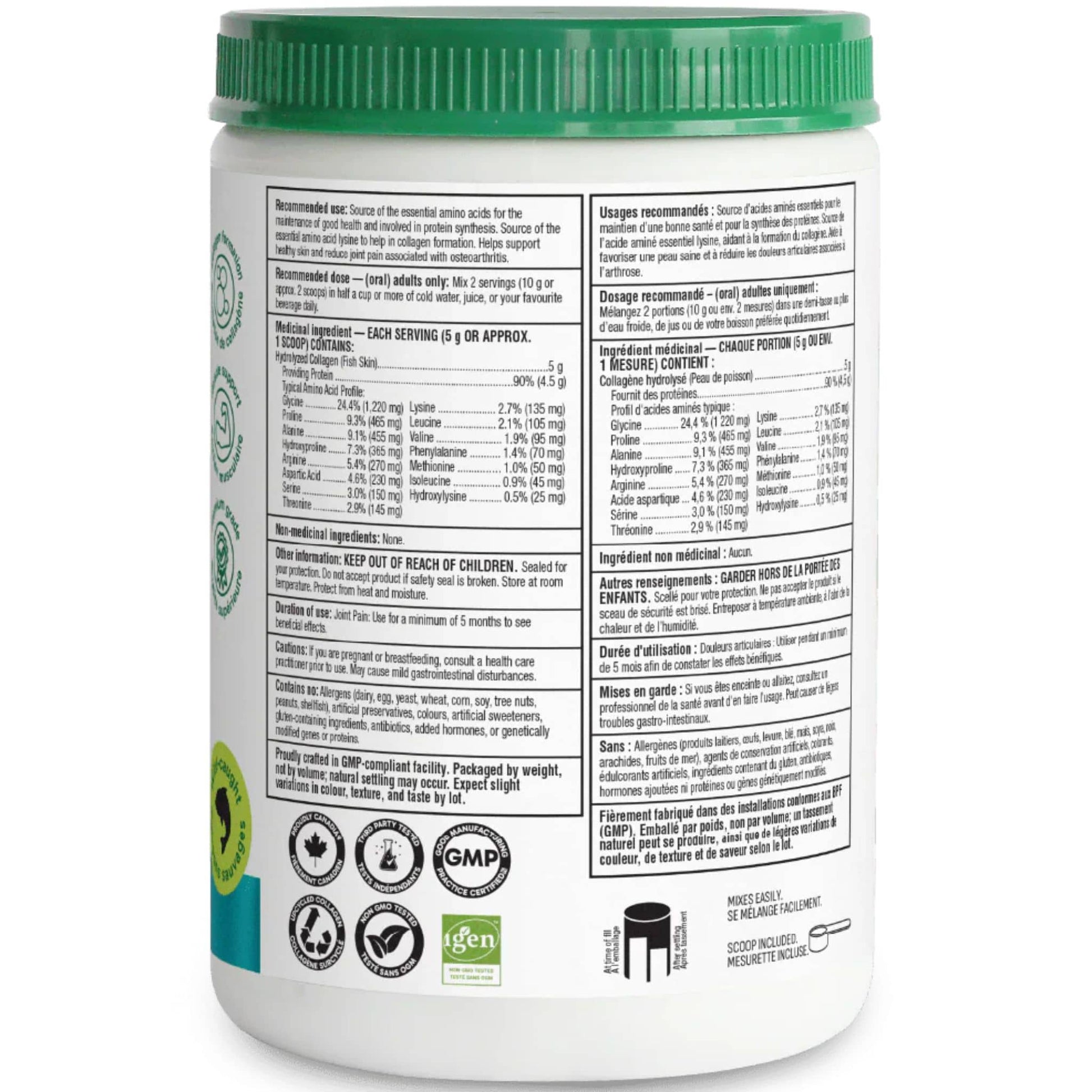 Unflavoured, 250g | Organika Marine Collagen Powder