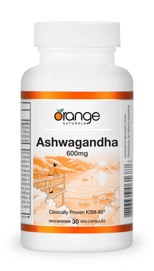 30vcap | Orange Naturals Ashwagandha 600 30vcap