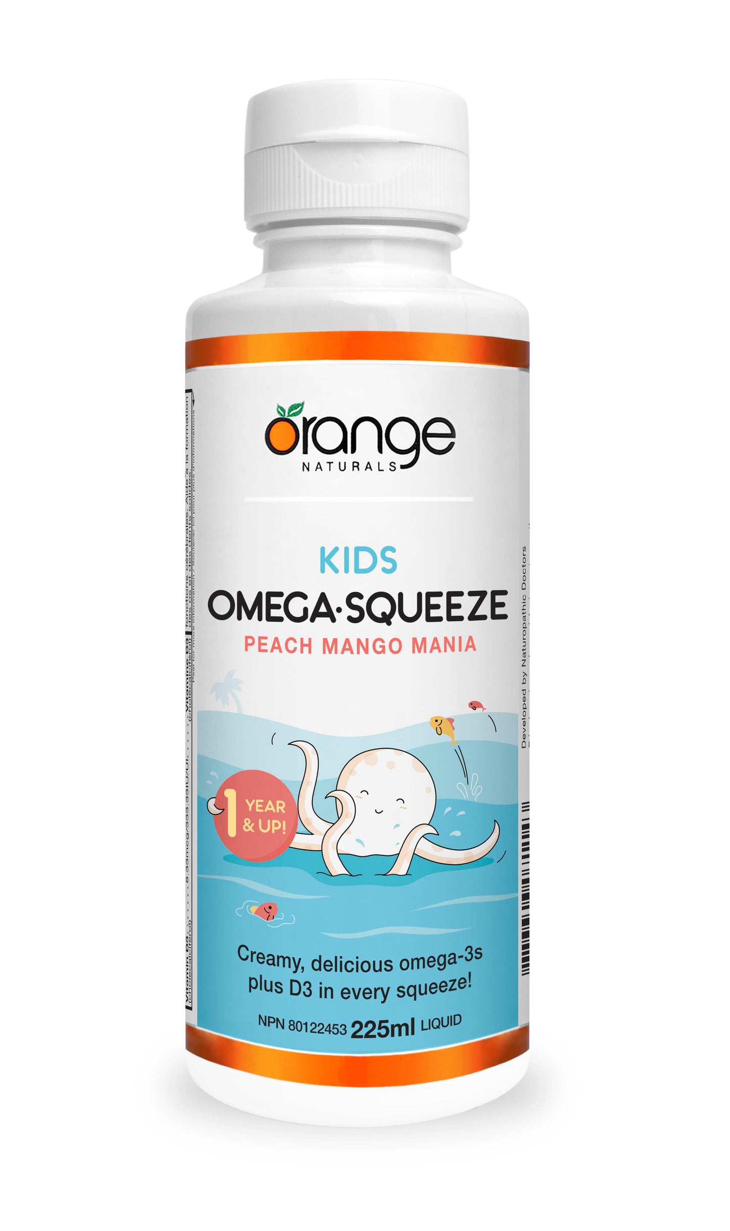 225ml | Orange Naturals Kids Omega-Squeeze 225ml
