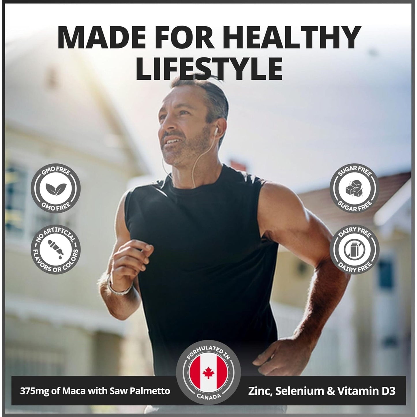 100 Vegetable Capsules | CanPrev Prostate-Pro + Maca Support
