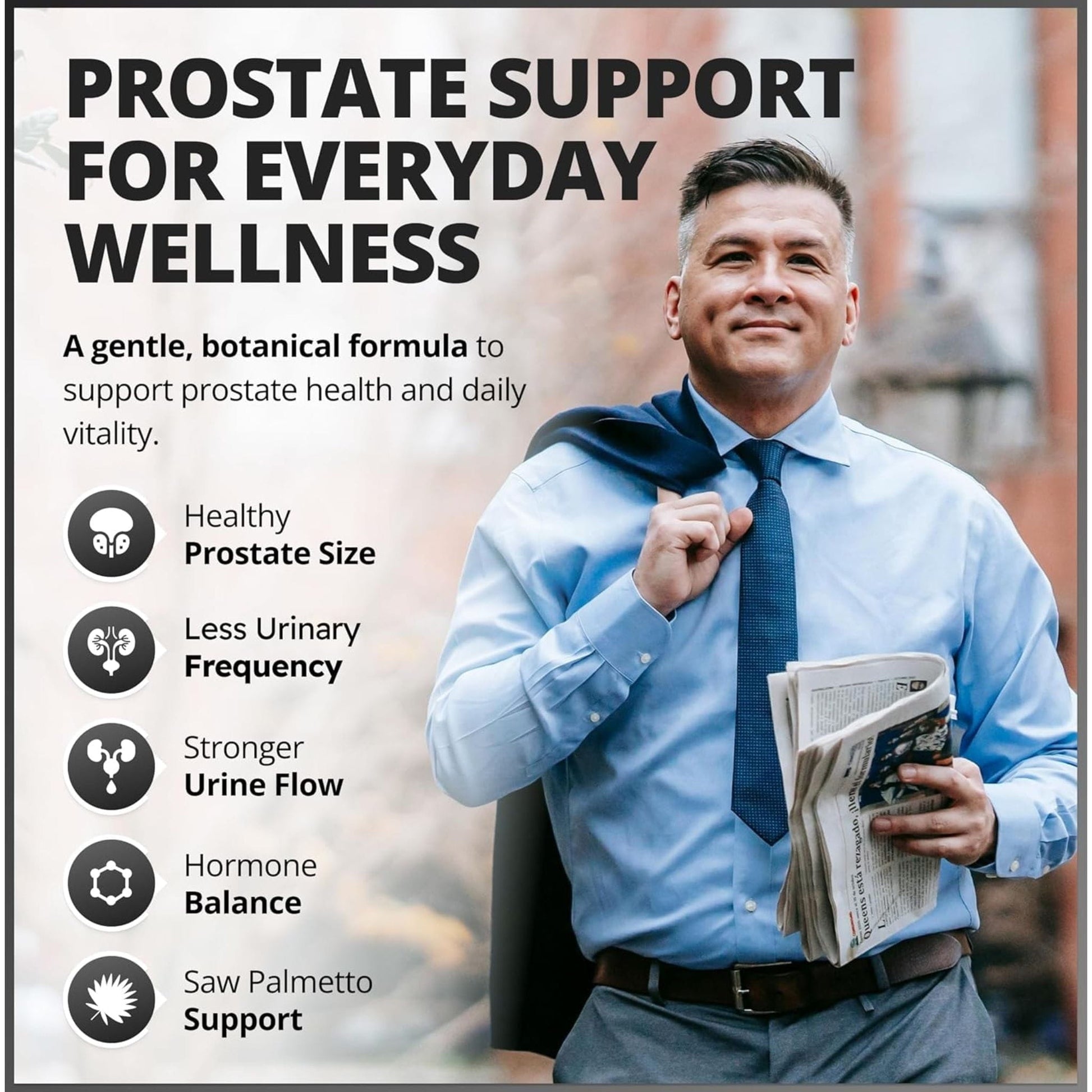 100 Vegetable Capsules | CanPrev Prostate-Pro + Maca Support