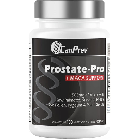 100 Vegetable Capsules | CanPrev Prostate-Pro + Maca Support