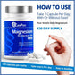120 Vegetable Capsules | CanPrev Magnesium Bisglycinate 200mg Gentle