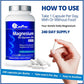 240 Vegetable Capsules | CanPrev Magnesium Bisglycinate 200mg Gentle