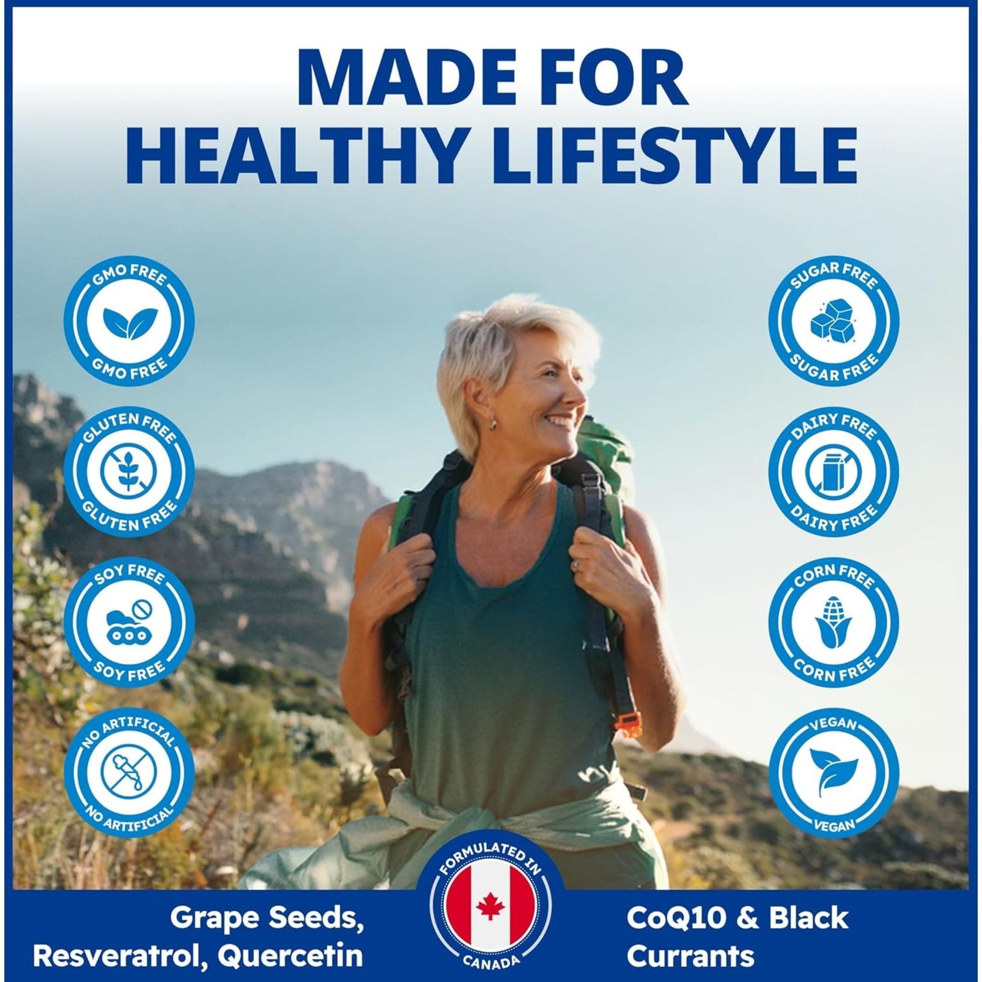 60 Vegetable Capsules | CanPrev Resvera-Pro Complex