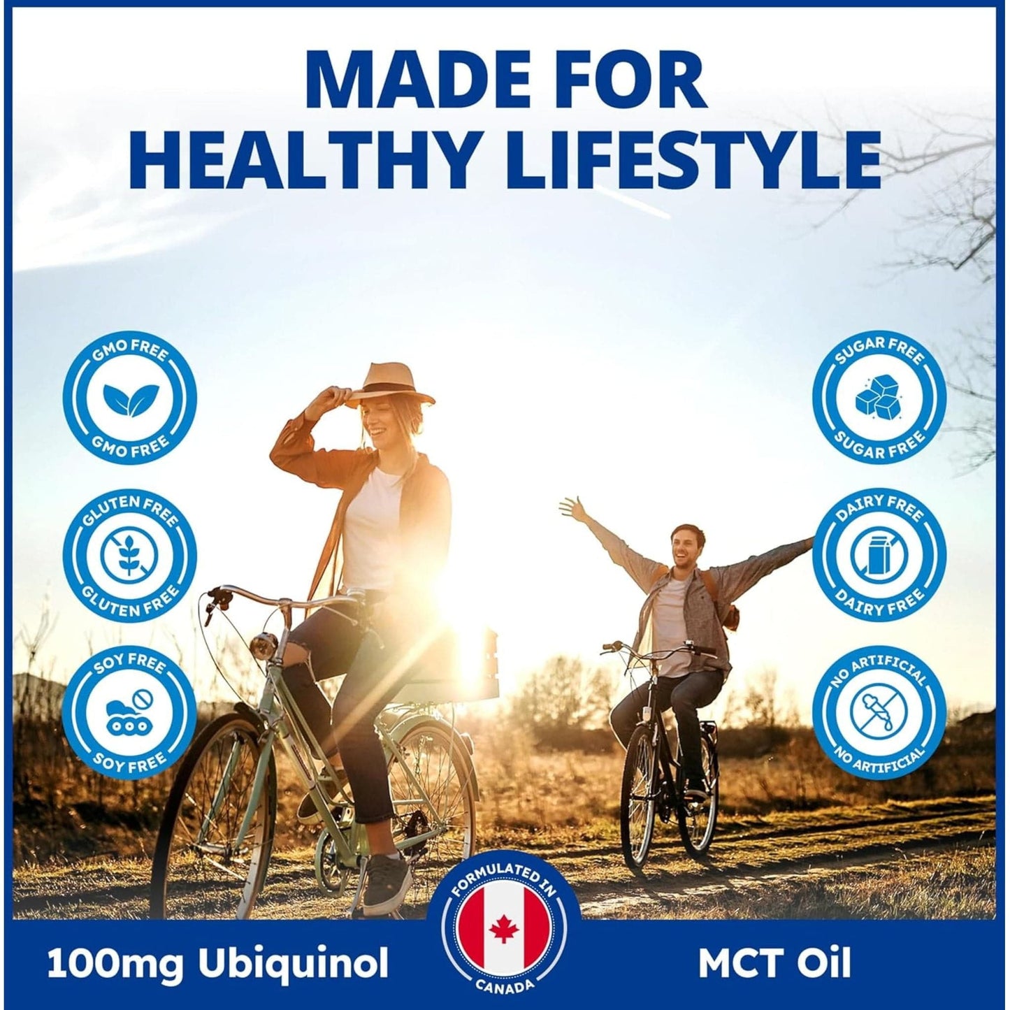 60 Softgels | CanPrev Ubiquinol 100mg with MCT Oil