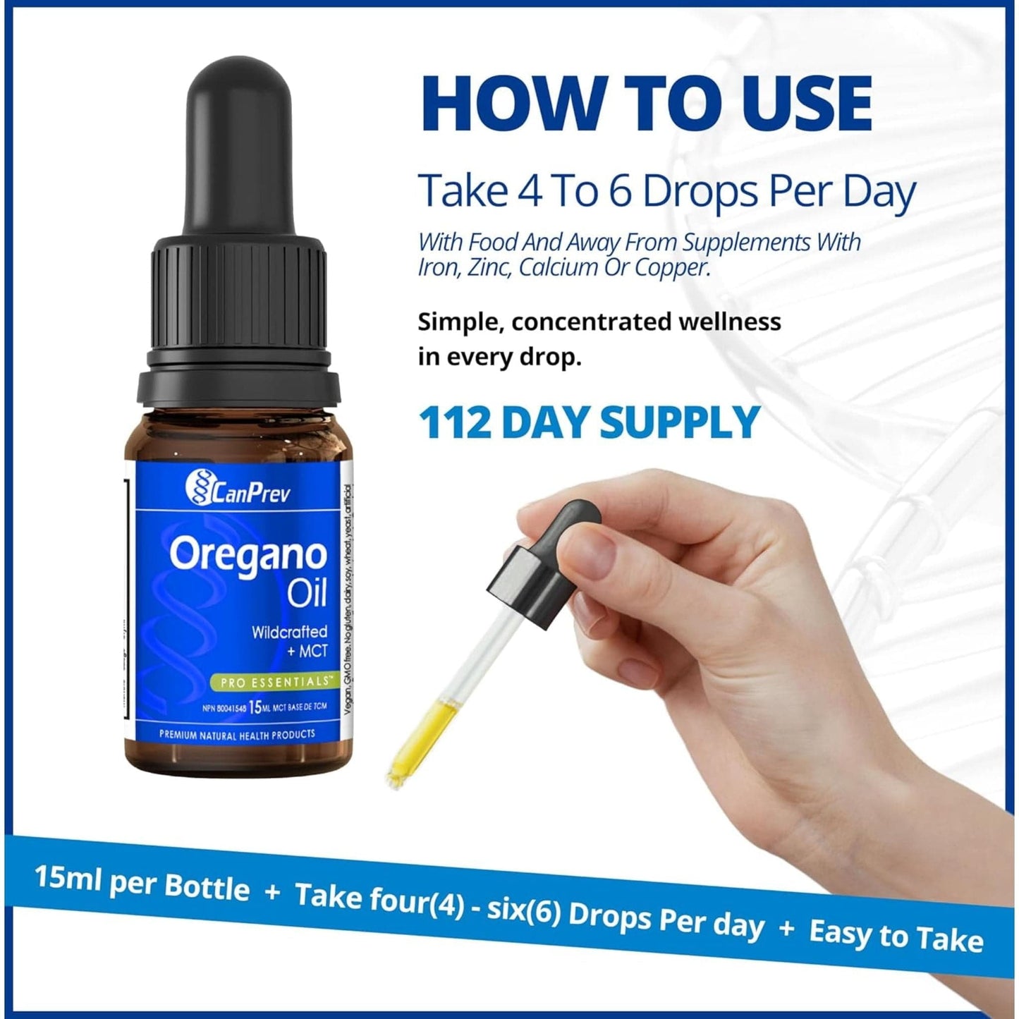 15ml | CanPrev Oregano Oil Wildcrafted + MCT