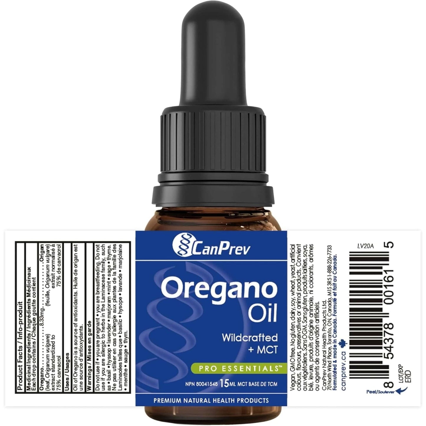 15ml | CanPrev Oregano Oil Wildcrafted + MCT
