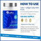 120 Softgels | CanPrev Vitamin K2 120mcg in Organic Coconut Oil