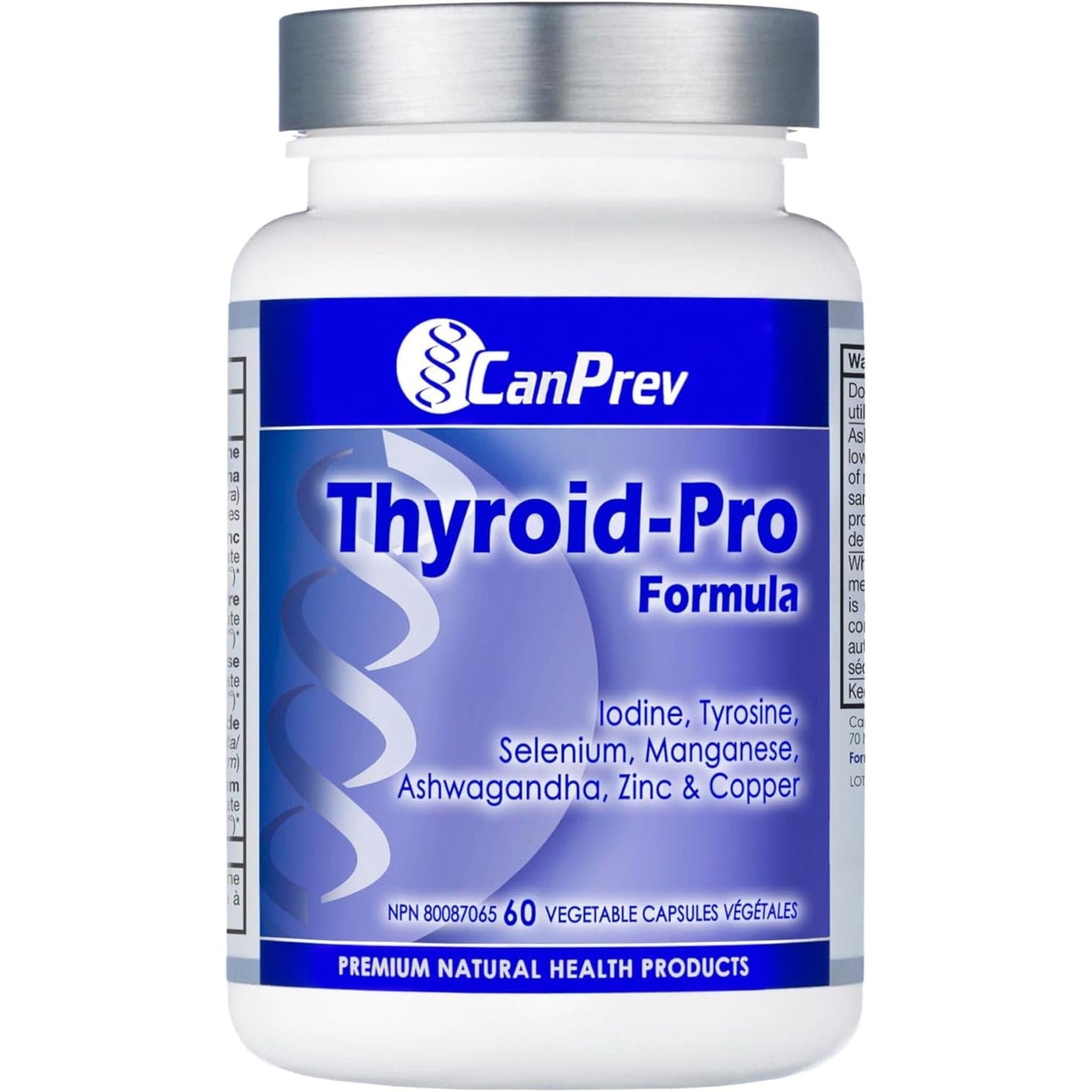 60 Vegetable Capsules | CanPrev Thyroid-Pro Formula