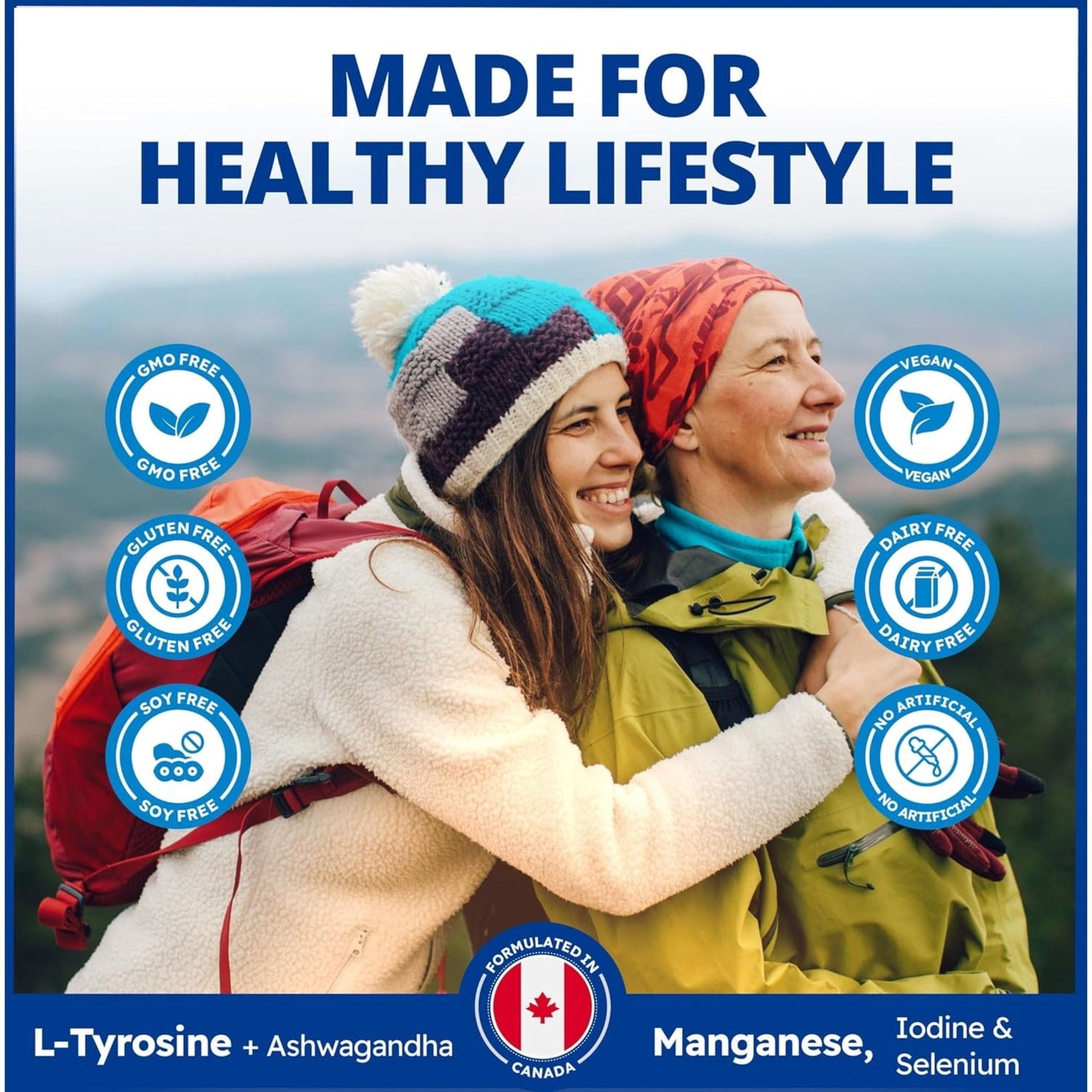60 Vegetable Capsules | CanPrev Thyroid-Pro Formula